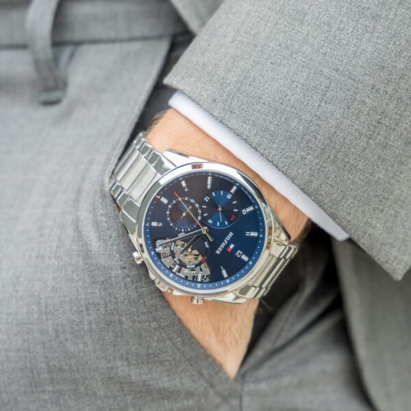 1710448-tommy-hilfiger-watch-men-blue-dial-stainless-steel-metal-silver-strap-quartz-analog-day-date-month-baker_5 Tommy Hilfiger TH.1710448