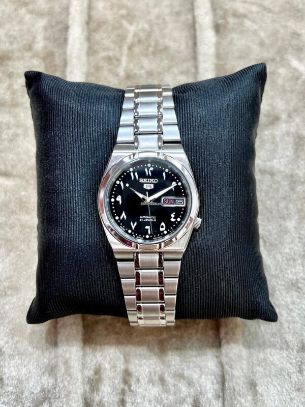 ms6m8003t3ts-pj1jmbqc908kguja3lgn6qan-ExtraLarge Seiko 5 Automatic « Arabic Dial »