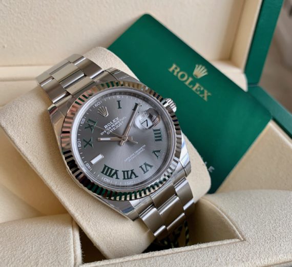 rolex-41mm-datejust-wimbledon-dial-570x522 Rolex Datejust 41 « Wimbledon »